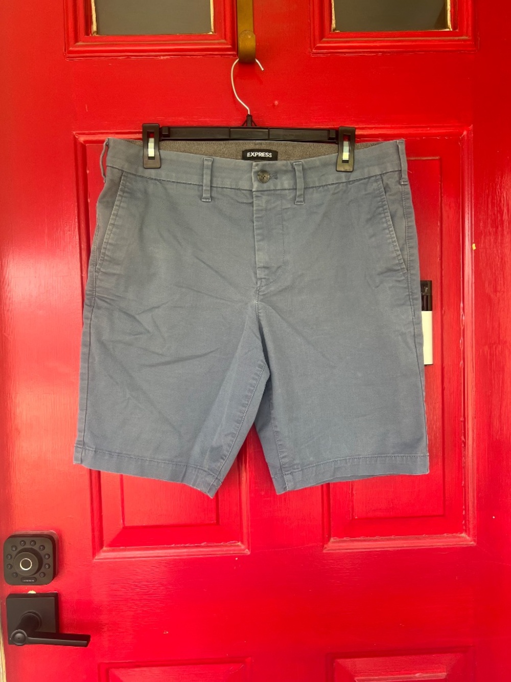 Express Shorts Men's 32 Slim Grey Summer Leisure Outdoor Beach